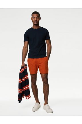 شلوارک و برمودا قهوه ای مردانه رگولار Marks & Spencer - کد 834445982