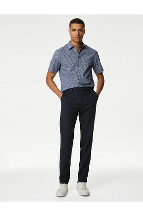 پیراهن سرمه ای مردانه رگولار Marks & Spencer - کد 834393966