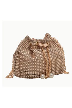 کیف مجلسی طلائی زنانه TAKINTI AKSESUAR - کد 864093779