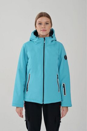 کاپشن اسپرت فیروزه ای زنانه رگولار Exuma - کد 784540299