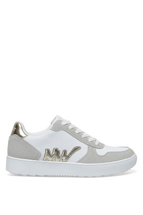 کفش اسنیکر طلائی زنانه بند دار Nine West - کد 302691343