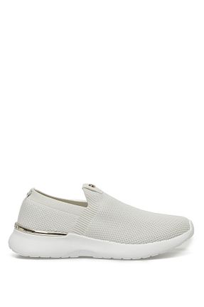 کفش اسنیکر بژ زنانه بند دار Nine West - کد 766993341