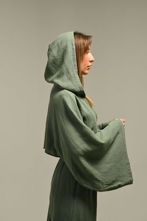 تونیک سبز زنانه بافتنی Tfifty - کد 888613127