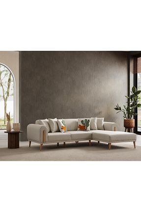 ست گوشه ای بژ 250 x 170 Ak sofa - کد 888300803