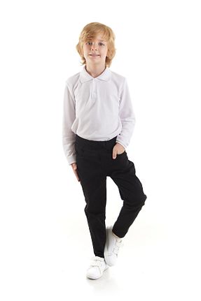 شلوار مشکی بچه گانه پنبه ای Ahengim Kids - کد 888991286
