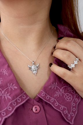 گردنبند نقره زنانه 925 عیار Silveranka - کد 888364380