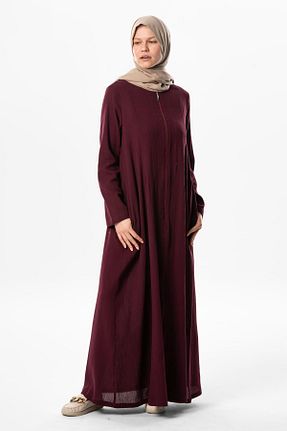 کلاه و ابایا بنفش زنانه %100 پنبه Eliş Şile Bezi - کد 815743257