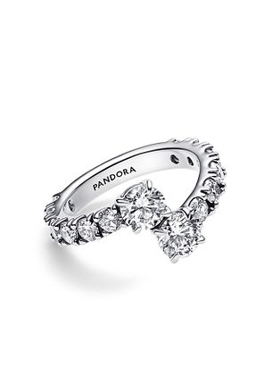 انگشتر نقره زنانه زیرکن Pandora - کد 808431315
