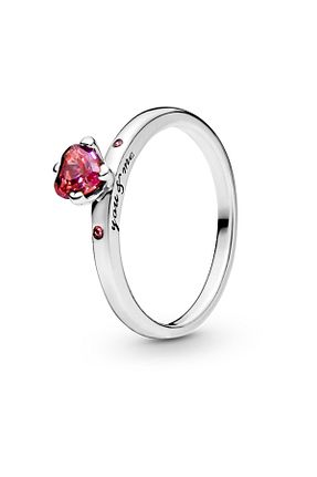 انگشتر نقره رنگی زنانه زیرکن Pandora - کد 799562549