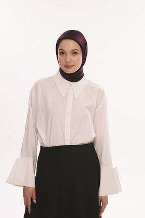 روسری بنفش پنبه پلی استر MİRSOY SCARF - کد 888367324