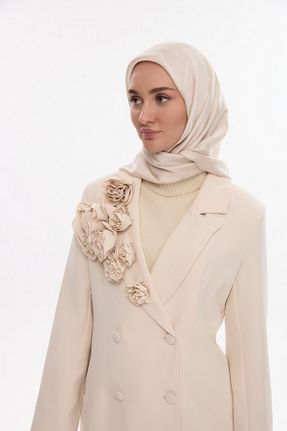 روسری طوسی پنبه پلی استر MİRSOY SCARF - کد 888367334