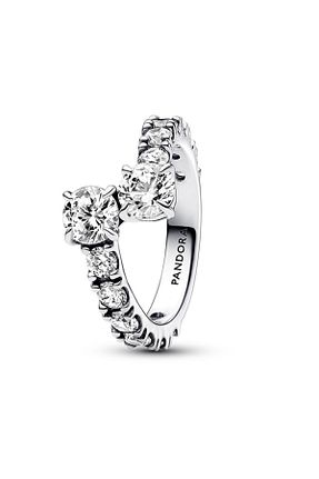 انگشتر نقره زنانه زیرکن Pandora - کد 808431315