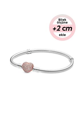 دستبند نقره زنانه 925 عیار Pandora - کد 136170425