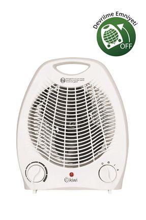 بخاری فن دار سفید Kiwi - کد 780950964
