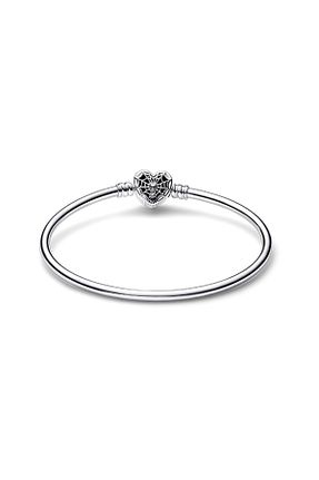 دستبند نقره رنگی زنانه 925 عیار Pandora - کد 376386703