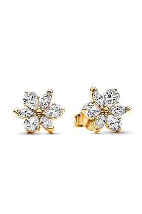 گوشواره نقره زرد زنانه 925 عیار Pandora - کد 774280574