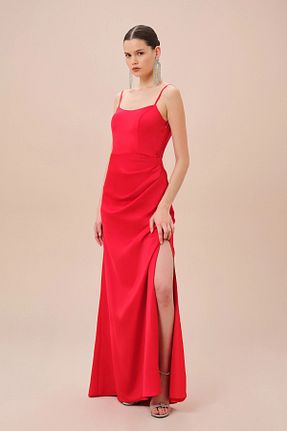 لباس قرمز زنانه بافتنی Oleg Cassini - کد 888753351