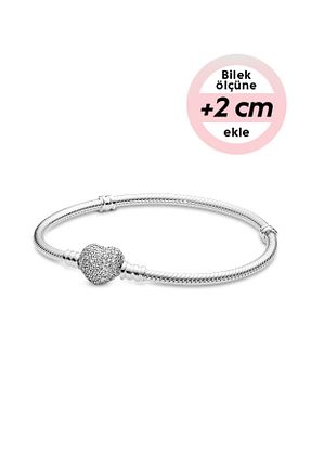 دستبند نقره زنانه 925 عیار Pandora - کد 136169935
