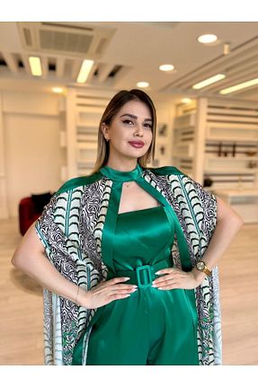 سرهمی سبز زنانه رگولار White Corner - کد 888747241