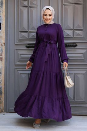 لباس حجاب بنفش زنانه رگولار Neva Style - کد 847383539