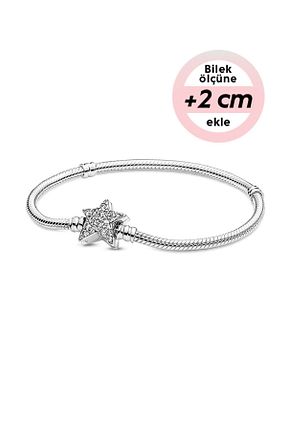 دستبند نقره زنانه 925 عیار Pandora - کد 175897121
