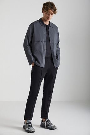 شلوار کرمگن مشکی مردانه رگولار GRIMELANGE - کد 859161068