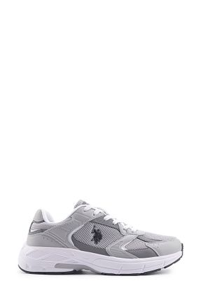 کفش اسنیکر طوسی مردانه بند دار U.S. Polo Assn. - کد 826687983