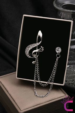 سنجاق سینه متالیک زنانه فلزی Cinderella - کد 884519725