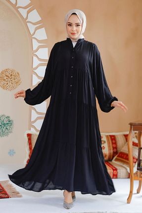 لباس حجاب مشکی زنانه رگولار Neva Style - کد 888410981