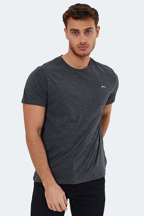 تیشرت اسپرت طوسی مردانه رگولار Slazenger - کد 826600006