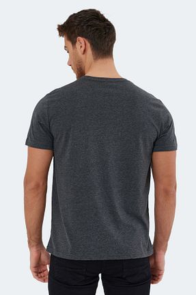 تیشرت اسپرت طوسی مردانه رگولار Slazenger - کد 826600006