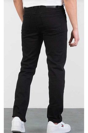 شلوار جین مشکی مردانه پاچه ساده Denim - کد 874612795
