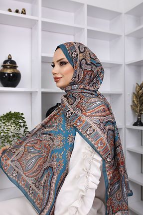 شال آبی زنانه Diella - کد 888413974