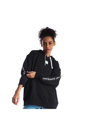 سوئیشرت مشکی زنانه اورسایز Nike - کد 888412950