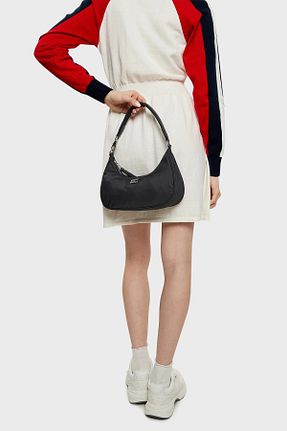 کیف دوشی مشکی زنانه پلی استر Tommy Jeans - کد 888422767