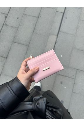 کیف پول صورتی زنانه سایز متوسط Moda Sekiz - کد 888453511