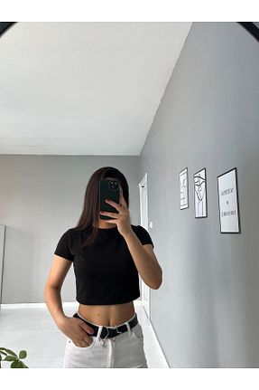 بلوز مشکی زنانه ساده ZEGE MODA - کد 888465565