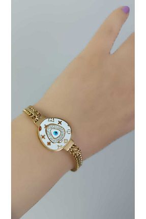 دستبند استیل (فولاد) سفید بچه گانه استیل (فولاد) shop - کد 873786478
