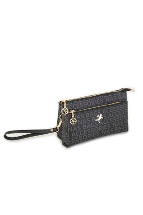 کیف پستچی مشکی زنانه چرم مصنوعی Nas Bag - کد 888505585