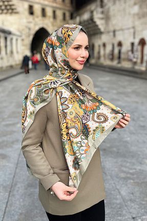 شال رنگی زنانه Kesik Elyaf Sultan - کد 888515724