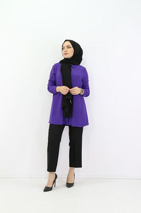 شلوار پارچه ای مشکی زنانه سایز اورجینال Armine TREND - کد 888516232