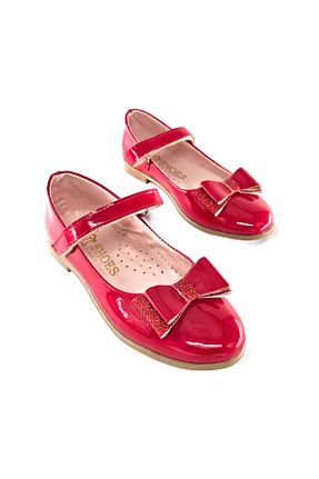 بابت قرمز بچه گانه چرم لاکی BDKButik - کد 888523862