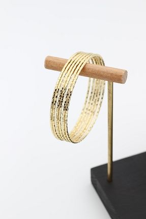 النگو زرد زنانه 14 عیار XUPING JEWELRY - کد 888534408