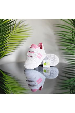 کفش اسنیکر سفید بچه گانه چسبی elma bebe - کد 834256550