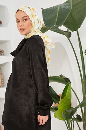 روسری زرد پنبه ای İpekhan - کد 446771532