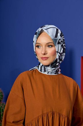 روسری مشکی پنبه پلی استر İpekhan - کد 850312972