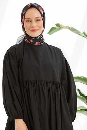 روسری مشکی پنبه ای İpekhan - کد 446888879
