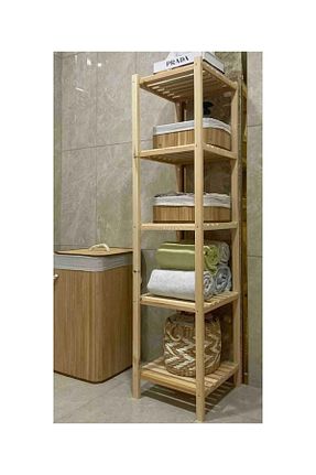 نظم دهنده حمام بژ چوب MarangozDede - کد 817427705