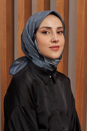 روسری مشکی پنبه پلی استر İpekhan - کد 681104474