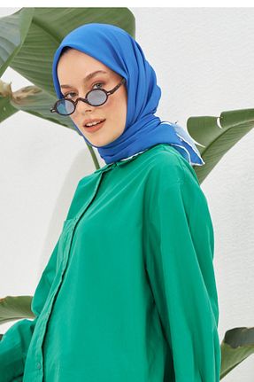 روسری سرمه ای پنبه پلی استر İpekhan - کد 446750447